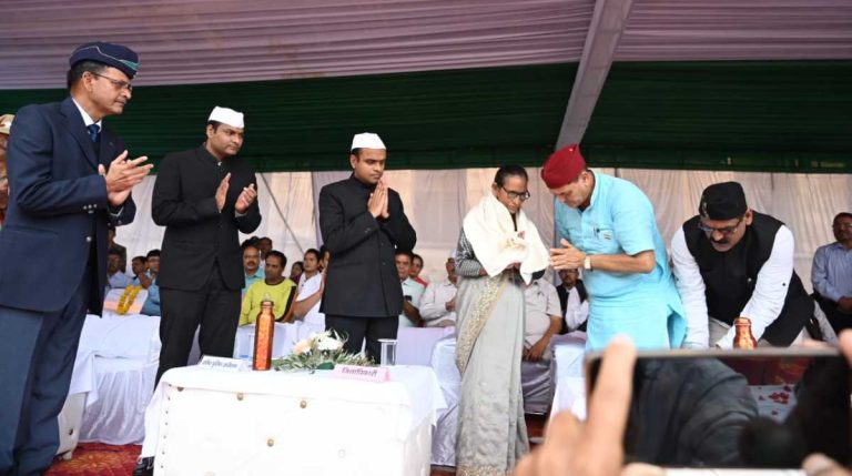 टिहरी में इस तरह मना आजादी का जश्न, कैबिनेट मंत्री
