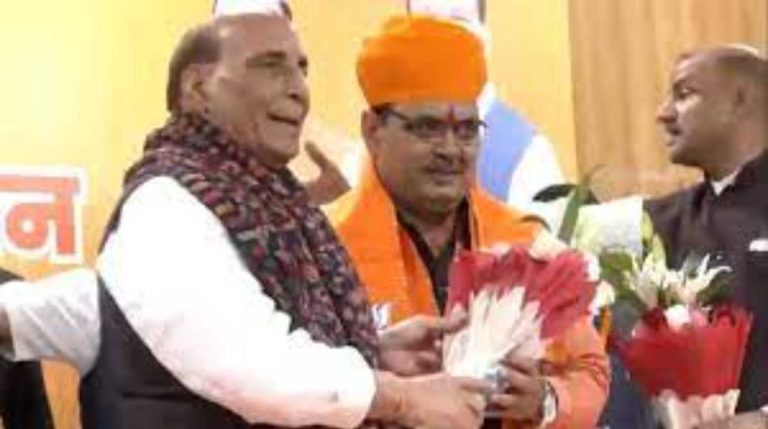 राजस्थान के नए सीएम होंगे भजनलाल, बीजेपी आलाकमान के फैसले