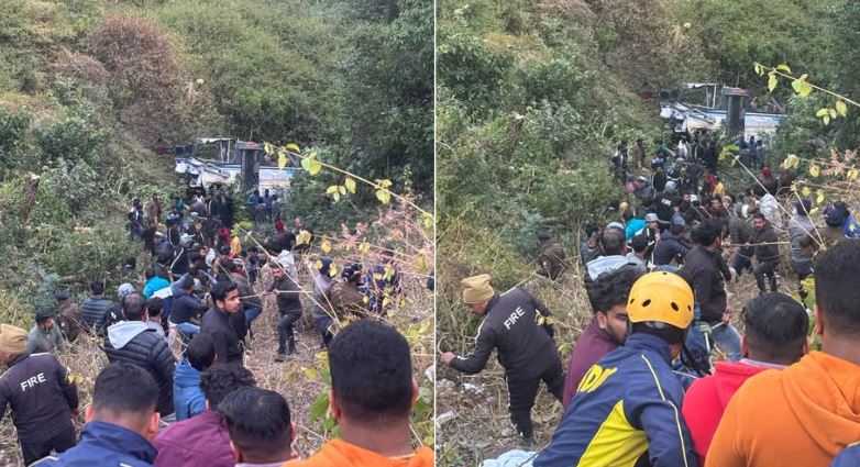 भीमताल के पास दुर्घटनाग्रस्त हुई रोजवेज बस, हादसे में तीन