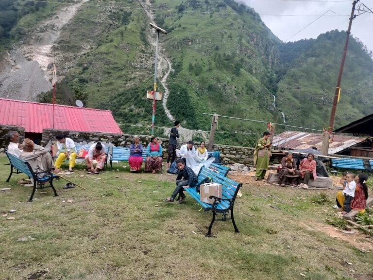 यमुनोत्री के स्यानाचट्टी में आपदा प्रभावित क्षेत्रों में आयोजित हुआ