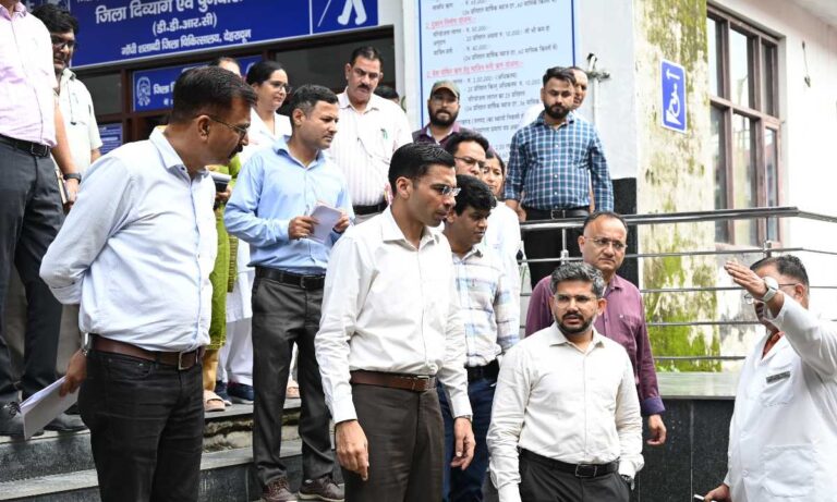 राज्य का पहला आधुनिक दिव्यांग पुनर्वास अपने जिला चिकित्सालय के