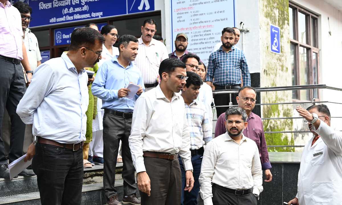 राज्य का पहला आधुनिक दिव्यांग पुनर्वास अपने जिला चिकित्सालय के