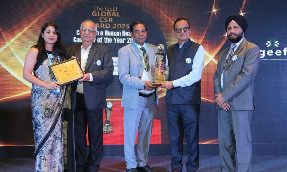 टीएचडीसी इंडिया लिमिटेड को सीएसआर विद ह्यूमन हार्ट के लिए