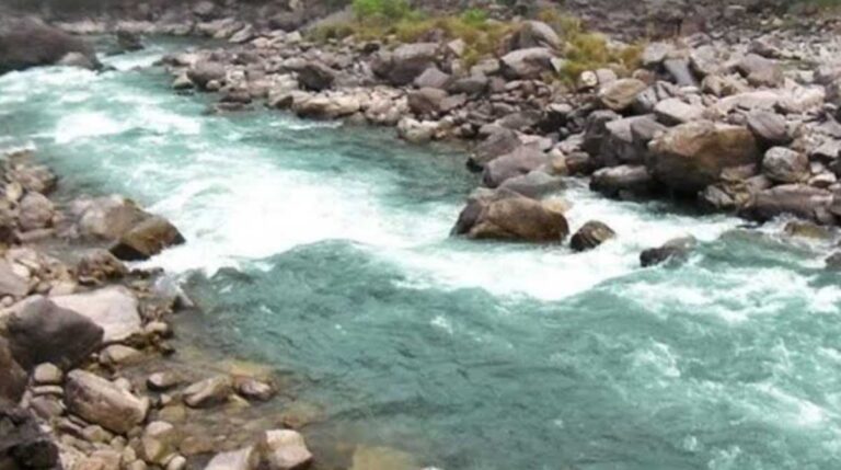 गंगा में बह रही पत्नी को बचाने के लिए पति