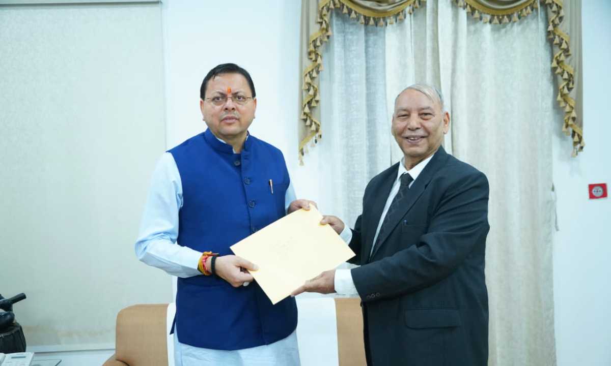 एकल सदस्यीय जांच आयोग ने मुख्यमंत्री धामी से भेंट कर