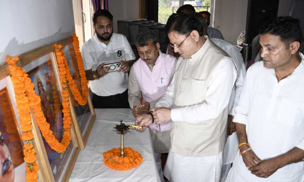 मुख्यमंत्री पुष्कर सिंह धामी ने हल्द्वानी में की सोशल मीडिया