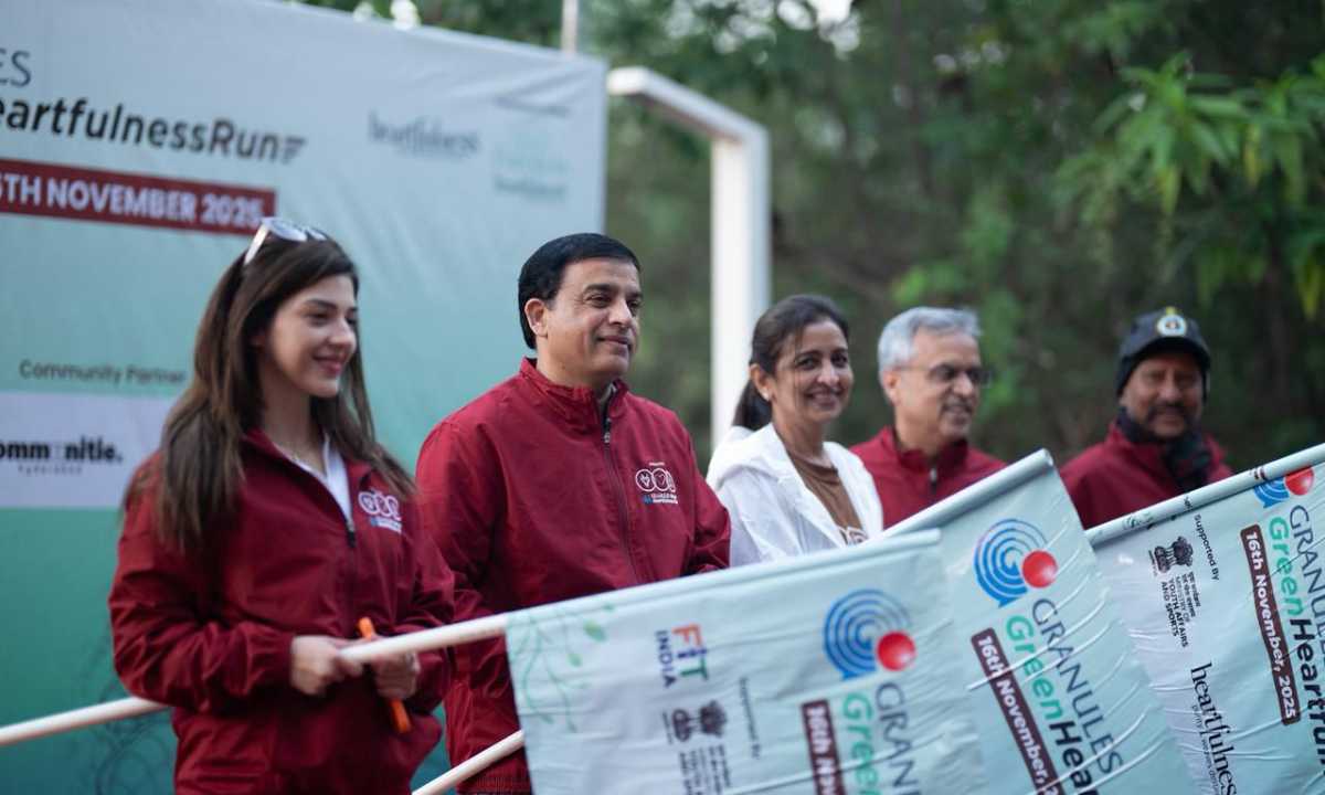 ग्रैन्यूल्स ग्रीन हार्टफुलनेस रन और प्लांटेशन वीक के चौथे संस्करण