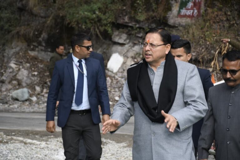 मुख्यमंत्री धामी ने किया कैंचीधाम बाईपास का स्थलीय निरीक्षण, यात्रा