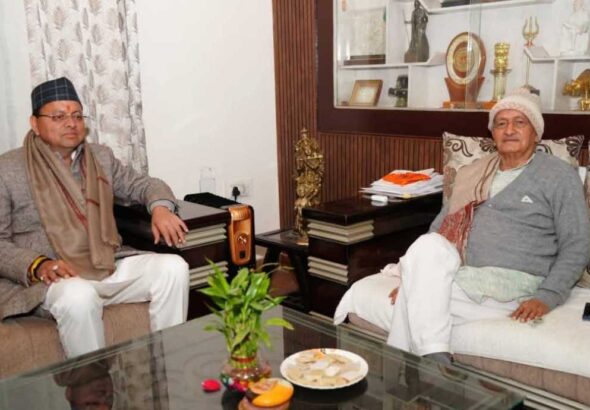 मुख्यमंत्री धामी ने पद्म भूषण सम्मान हेतु चयनित होने पर