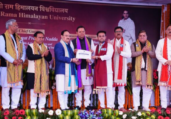स्वामी राम हिमालयन विश्वविद्यालय का आठवां दीक्षांत समारोह संपन्न