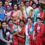 साड़ी गौरव मैराथन का आयोजन, महिलाओं ने परंपरा और फिटनेस