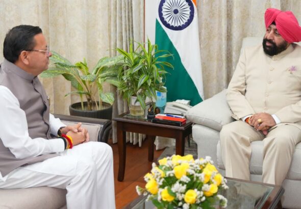 सीएम धामी ने राज्यपाल गुरमीत सिंह से की शिष्टाचार भेंट…