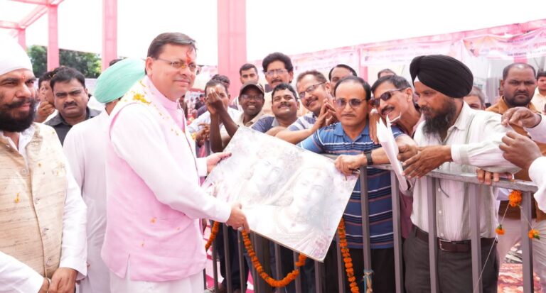 जन-जन की सरकार, आपके द्वार कार्यक्रम में मुख्यमंत्री धामी ने