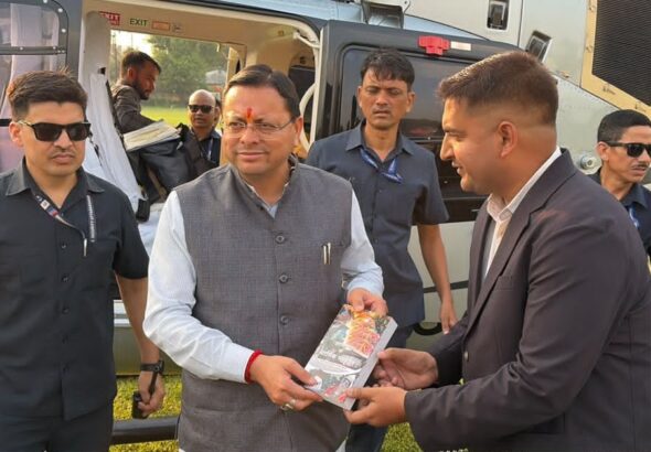 मुख्यमंत्री धामी का टनकपुर पहुंचने पर भव्य स्वागत…